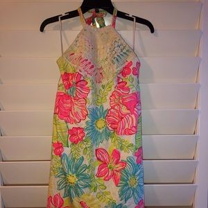 Lilly Pulitzer Lace Top Halter Dress